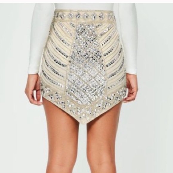 Peace + Love Embellished Sequin Triangle Skirt - Picture 5 of 6